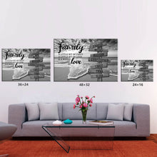 Load image into Gallery viewer, Ocean Sunset A Little Whole Lot of Love Multi-Names Premium Canvas