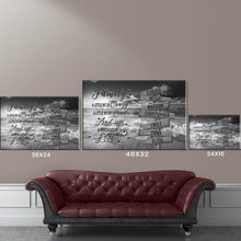 Load image into Gallery viewer, Ocean Sunset A Whole Lot of Love Multi-Names Premium Canvas Poster