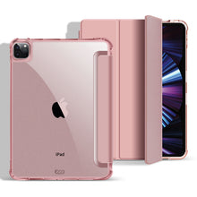 Load image into Gallery viewer, iPad case Folding Stand Transparent Acrylic Hard Tablet Case iPad Cover Casing With Foldable Holder