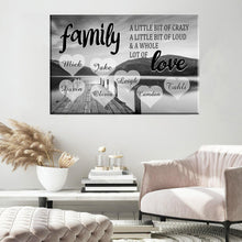 Load image into Gallery viewer, Personalized Family River Pier Multi-Names Premium Canvas Poster