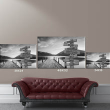 Load image into Gallery viewer, River Pier Multi-Names Premium Canvas Poster