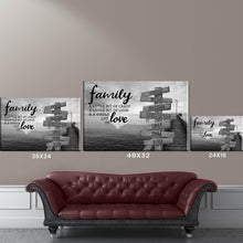 Load image into Gallery viewer, Seaside Dock A Little Whole Lot of Love Multi-Names Premium Canvas Poster