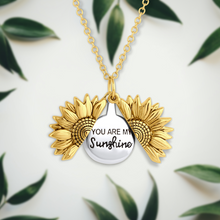 Load image into Gallery viewer, 🌻"You Are My Sunshine" Unique Sunflower Necklace