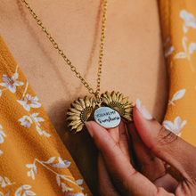 Load image into Gallery viewer, 🌻"You Are My Sunshine" Unique Sunflower Necklace