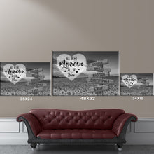 Load image into Gallery viewer, Sunflower Sunset All of Me Loves All of You Multi-Names Premium Canvas