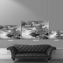 Load image into Gallery viewer, Coast Dusk A Little Whole Lot of Love Multi-Names Premium Canvas Poster
