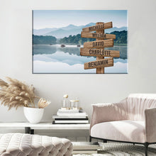 Load image into Gallery viewer, Dreams Interpretation of Lake Color Multi-Names Premium Canvas
