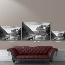 Load image into Gallery viewer, Riverside Scenery Multi-Names Premium Canvas Poster
