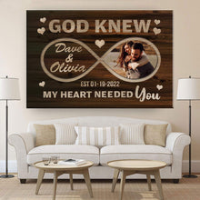 Load image into Gallery viewer, God Knew Premium Canvas Poster
