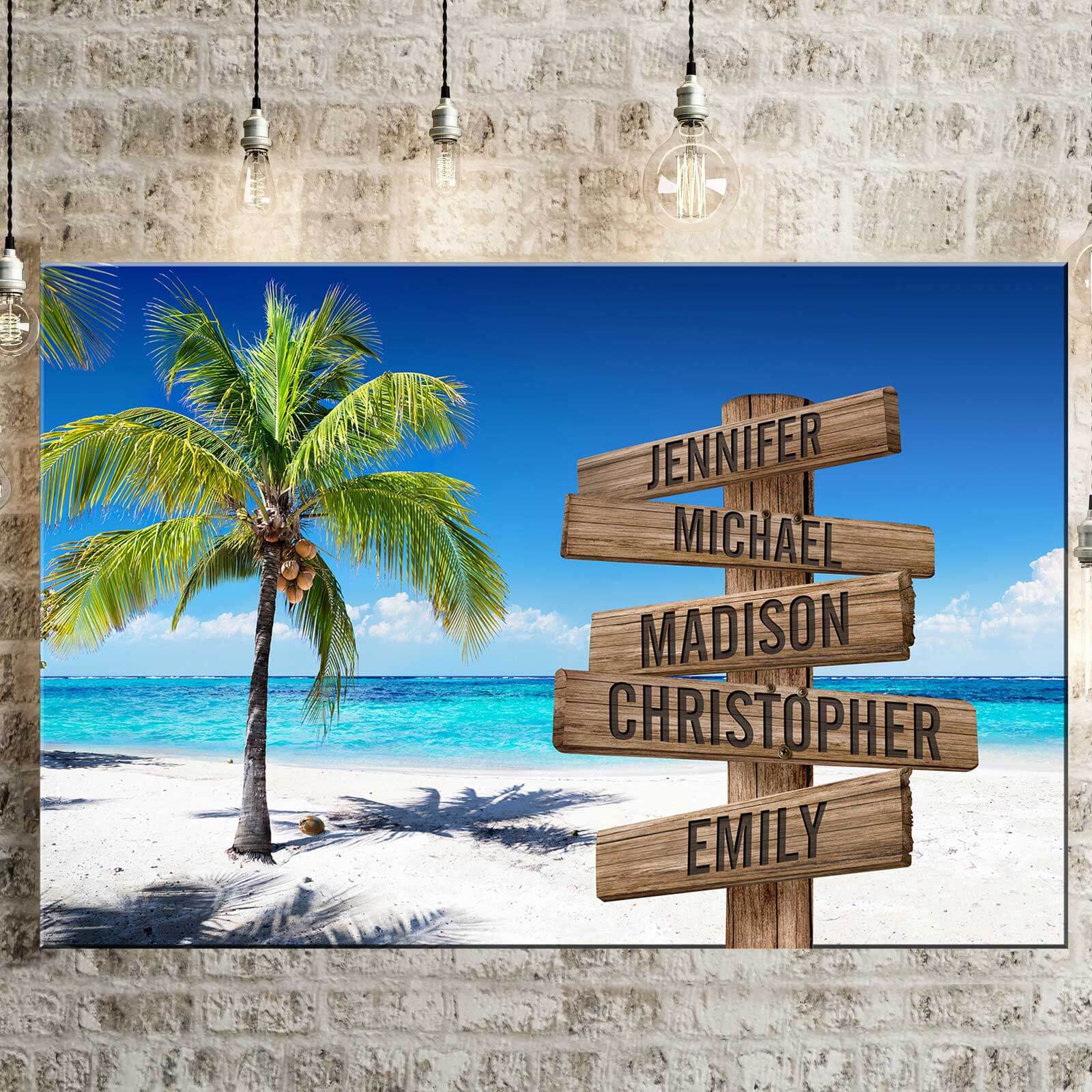 Ocean Breeze high quality Names Premium Canvas