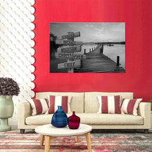 Load image into Gallery viewer, Riverside Scenery Multi-Names Premium Canvas Poster
