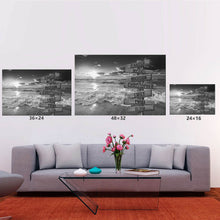 Load image into Gallery viewer, Ocean Sunset Multi-Names Premium Canvas Poster
