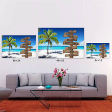 Load image into Gallery viewer, Ocean Breeze Color Multi-Names Premium Canvas Poster
