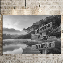 Load image into Gallery viewer, Canyon Pier Multi-Names Premium Canvas Poster
