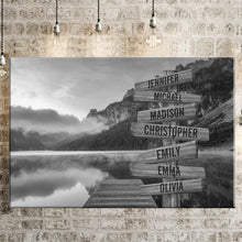 Load image into Gallery viewer, Canyon Pier Multi-Names Premium Canvas Poster
