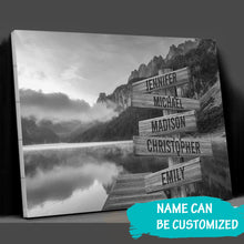 Load image into Gallery viewer, Canyon Pier Multi-Names Premium Canvas Poster
