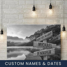 Load image into Gallery viewer, Canyon Pier Multi-Names Premium Canvas Poster
