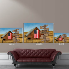 Load image into Gallery viewer, American Barn Color Multi-Names Premium Canvas Poster
