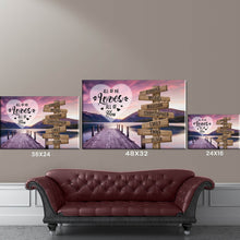 Load image into Gallery viewer, Fisherman&#39;s Wharf Color All of Me Loves All of You Multi-Names Premium Canvas Poster
