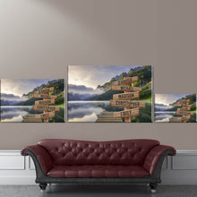 Load image into Gallery viewer, Canyon Pier Color Multi-Names Premium Canvas Poster
