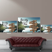 Load image into Gallery viewer, Mountain Creek Color A Little Whole Lot of Love Multi-Names Premium Canvas
