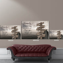 Load image into Gallery viewer, Seaside Dock Color A Whole Lot of Love Multi-Names Premium Canvas
