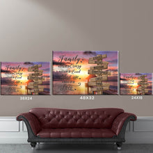 Load image into Gallery viewer, Coast Sunset Color A Whole Lot of Love Multi-Names Premium Canvas Poster

