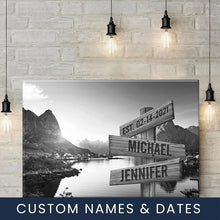 Load image into Gallery viewer, Mountain Creek Multi-Names Premium Canvas Poster
