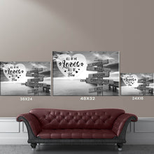 Load image into Gallery viewer, Ocean Dock  All of Me Loves All of You Multi-Names Premium Canvas
