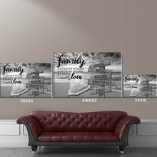 Load image into Gallery viewer, Ocean Sunset  A Little Whole Lot of Love Multi-Names Premium Canvas
