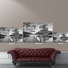 Load image into Gallery viewer, River Pier A Little Whole Lot of Love Multi-Names Premium Canvas Poster
