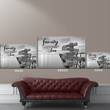 Load image into Gallery viewer, Seaside Bridge A Little Whole Lot of Love Multi-Names Premium Canvas
