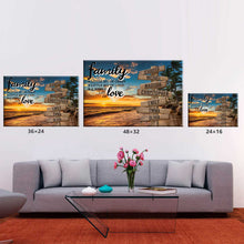 Load image into Gallery viewer, Beach Palm Tree Color A Little Whole Lot of Love Multi-Names Premium Canvas Poster
