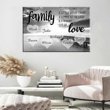 Load image into Gallery viewer, Personalized Family Ocean Dock Multi-Names Premium Canvas
