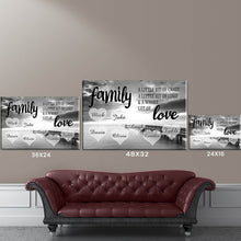 Load image into Gallery viewer, Personalized Family Ocean Dock Multi-Names Premium Canvas
