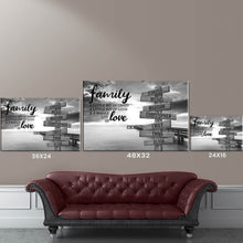 Load image into Gallery viewer, Ocean Dock A Little Whole Lot of Love Multi-Names Premium Canvas Poster
