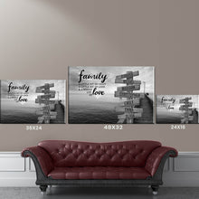 Load image into Gallery viewer, Seaside Dock A Little Whole Lot of Love Multi-Names Premium Canvas
